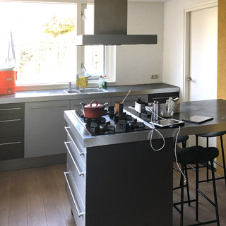 aanbouw en keuken